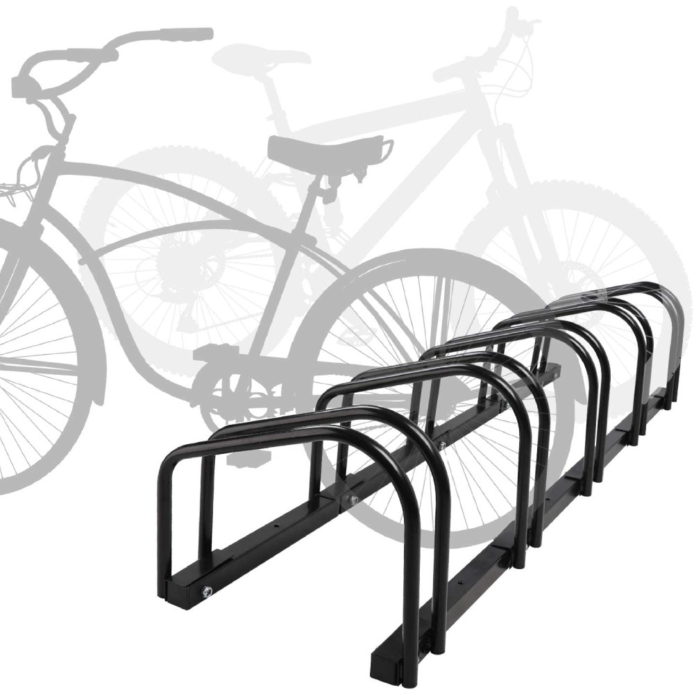 Bike Floor Parking Rack, 3 Bike